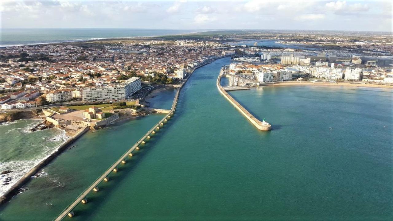 La Calypsette - Face Grande Plage Des Sables D'Olonne Les Sables-dʼOlonne Exteriör bild